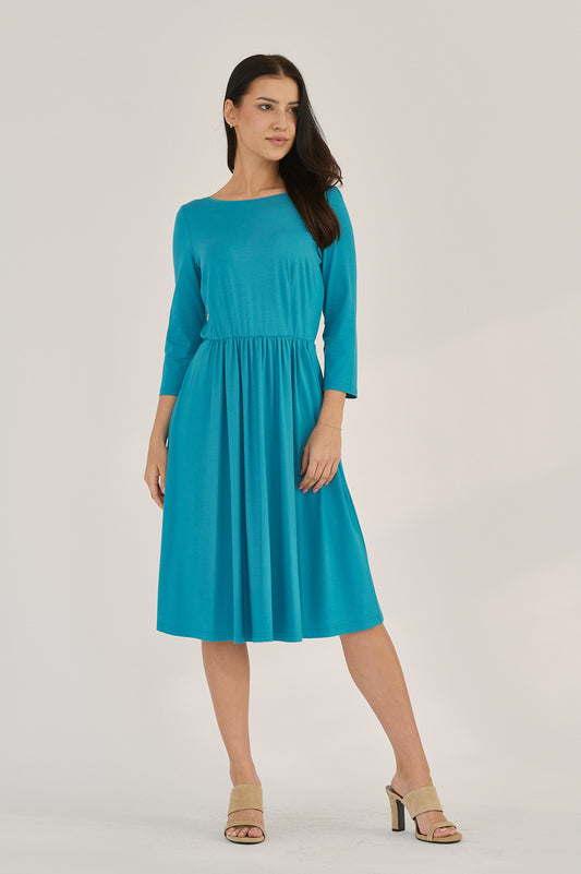 Limosa Dress - Lagoon Blue