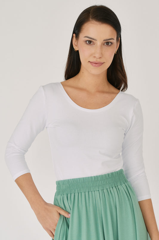 Lovoa Blouse - Pure White