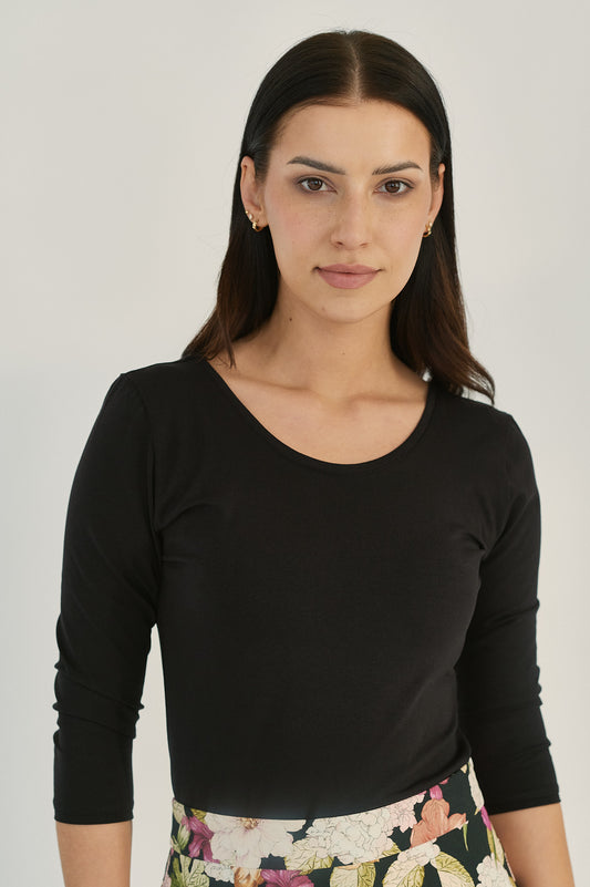 Lovoa Blouse - Ink Black