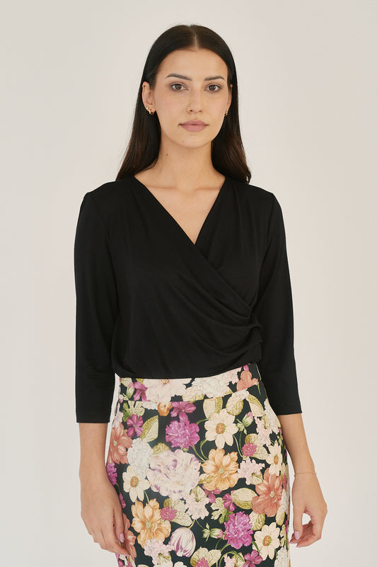 Estera Blouse - Ink Black