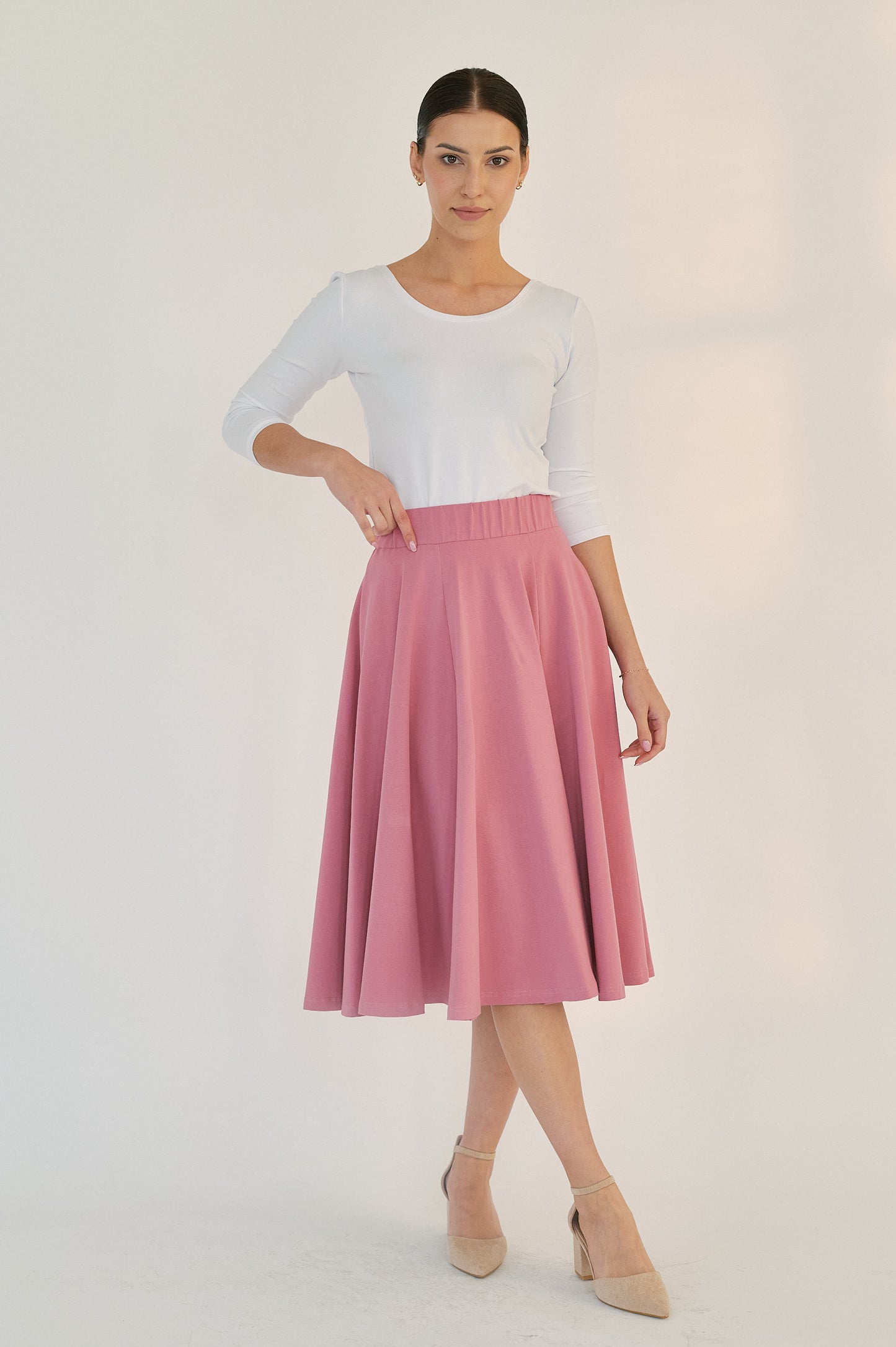 Farin Skirt - Dusty Rose