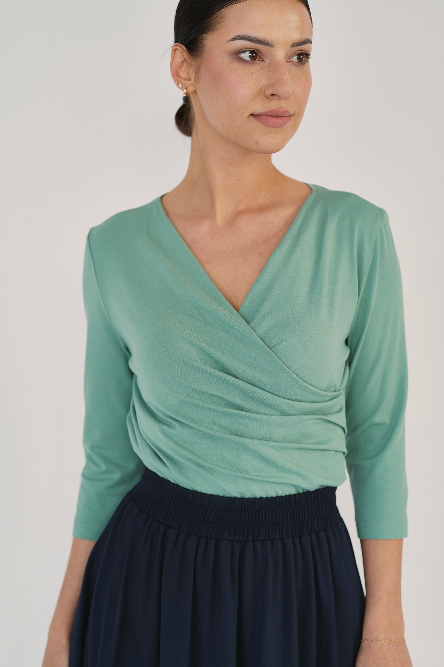 Estera Blouse - Silvery Mint