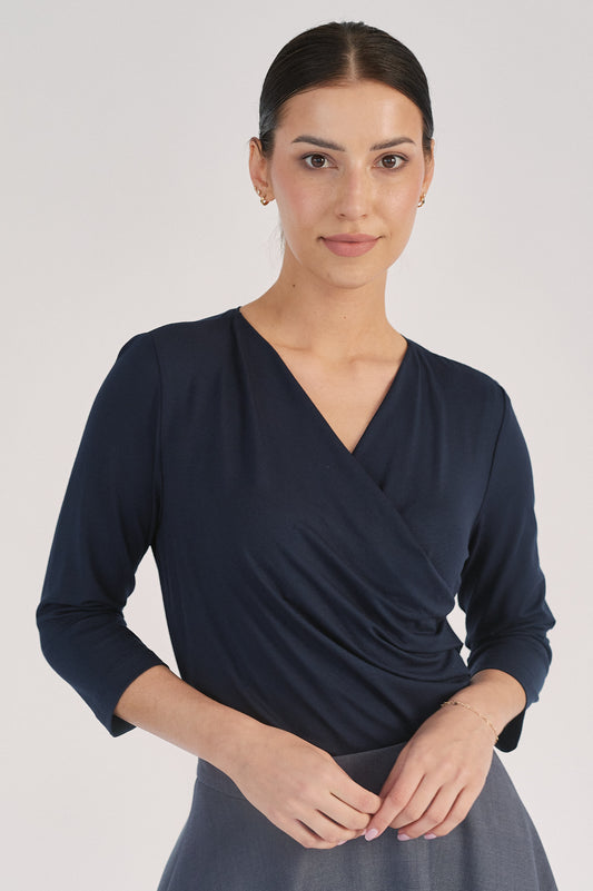 Estera Blouse - Twilight Navy