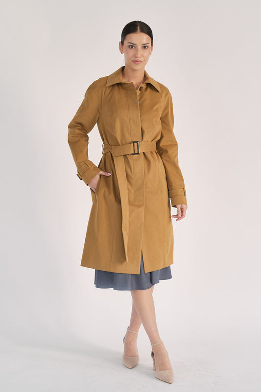 Edith Trench Coat - Classic Camel