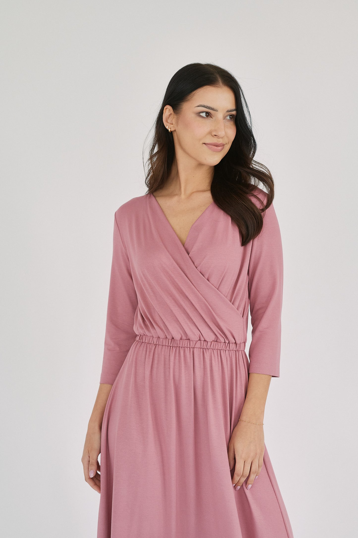 Rita Dress - Dusty Rose