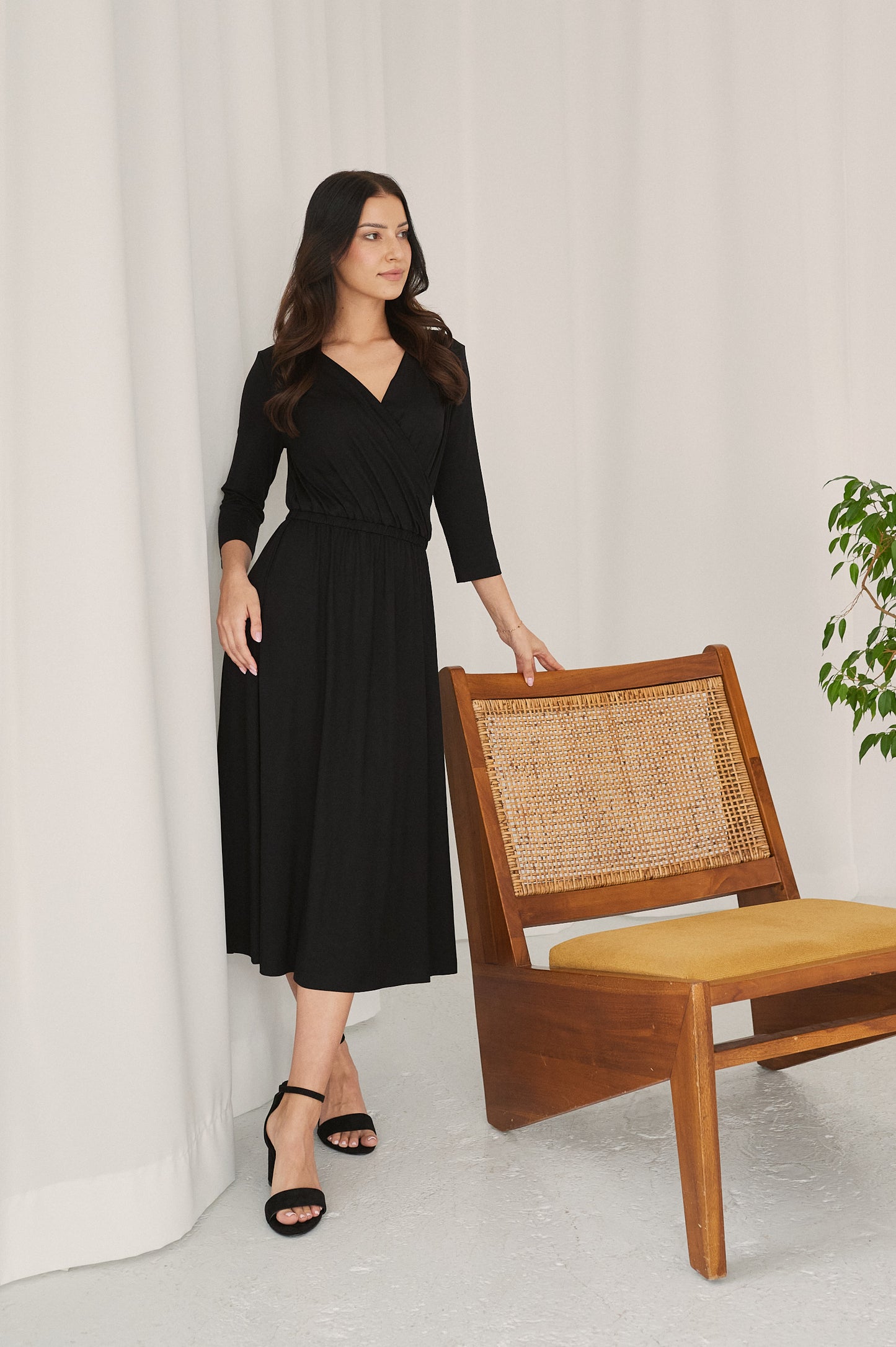 Rita Dress - Ink Black