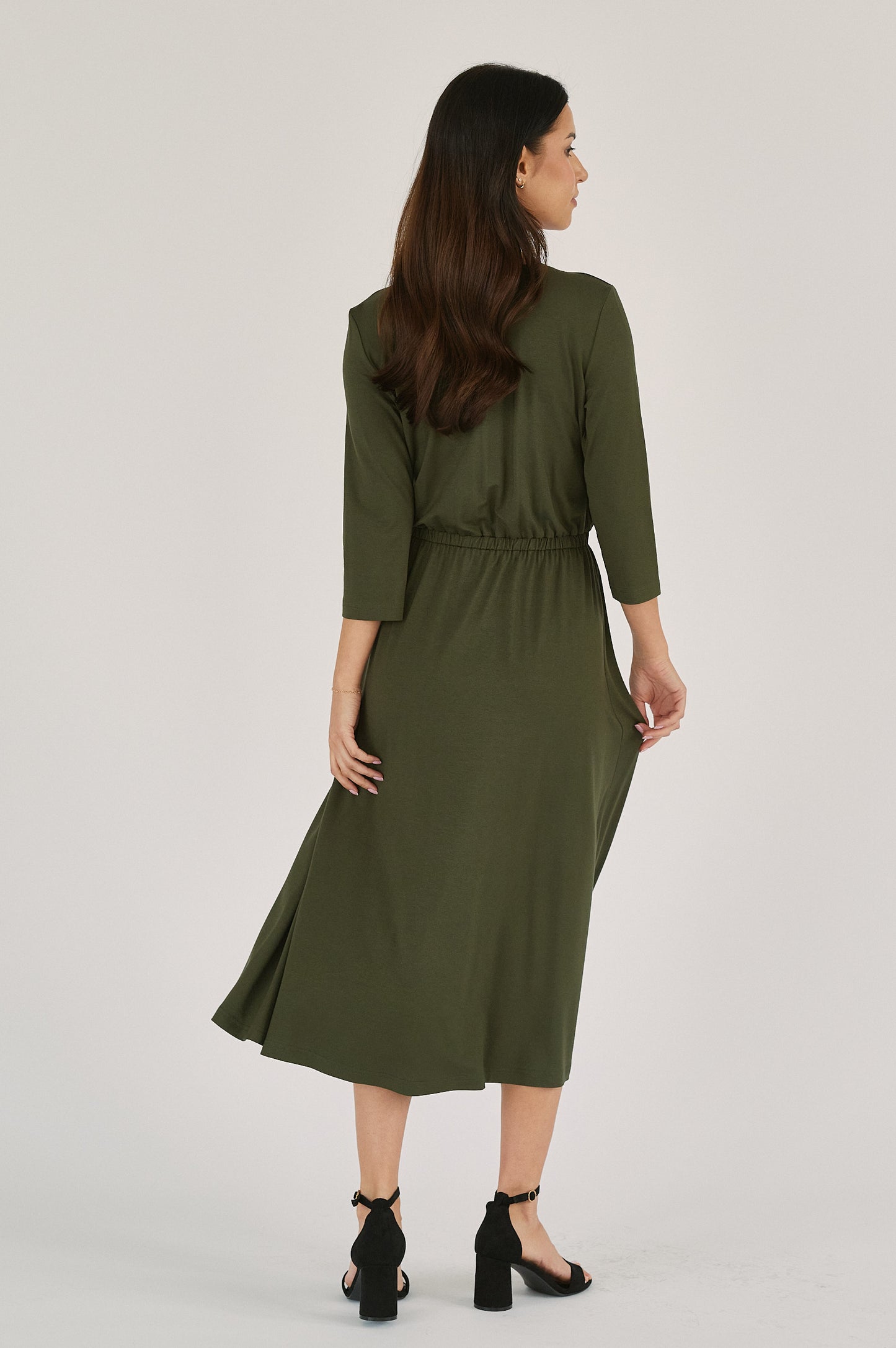 Rita Dress - Deep Olive