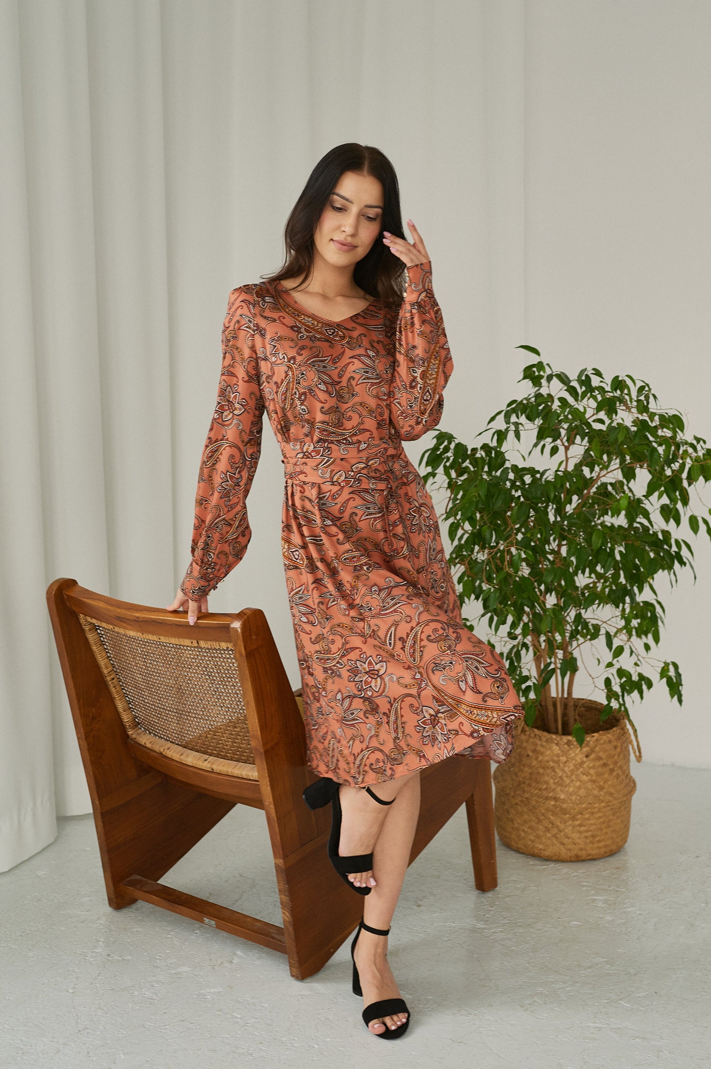 Fabienne Dress - Sinopia