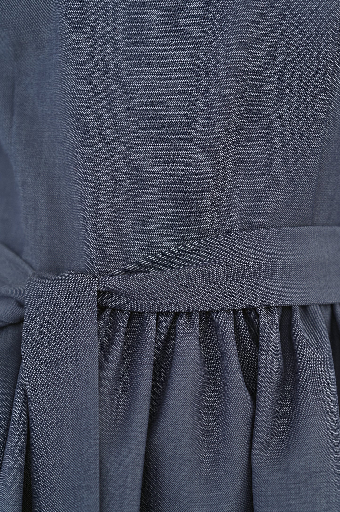 Melia Dress - Twilight Blue in Wool & Silk