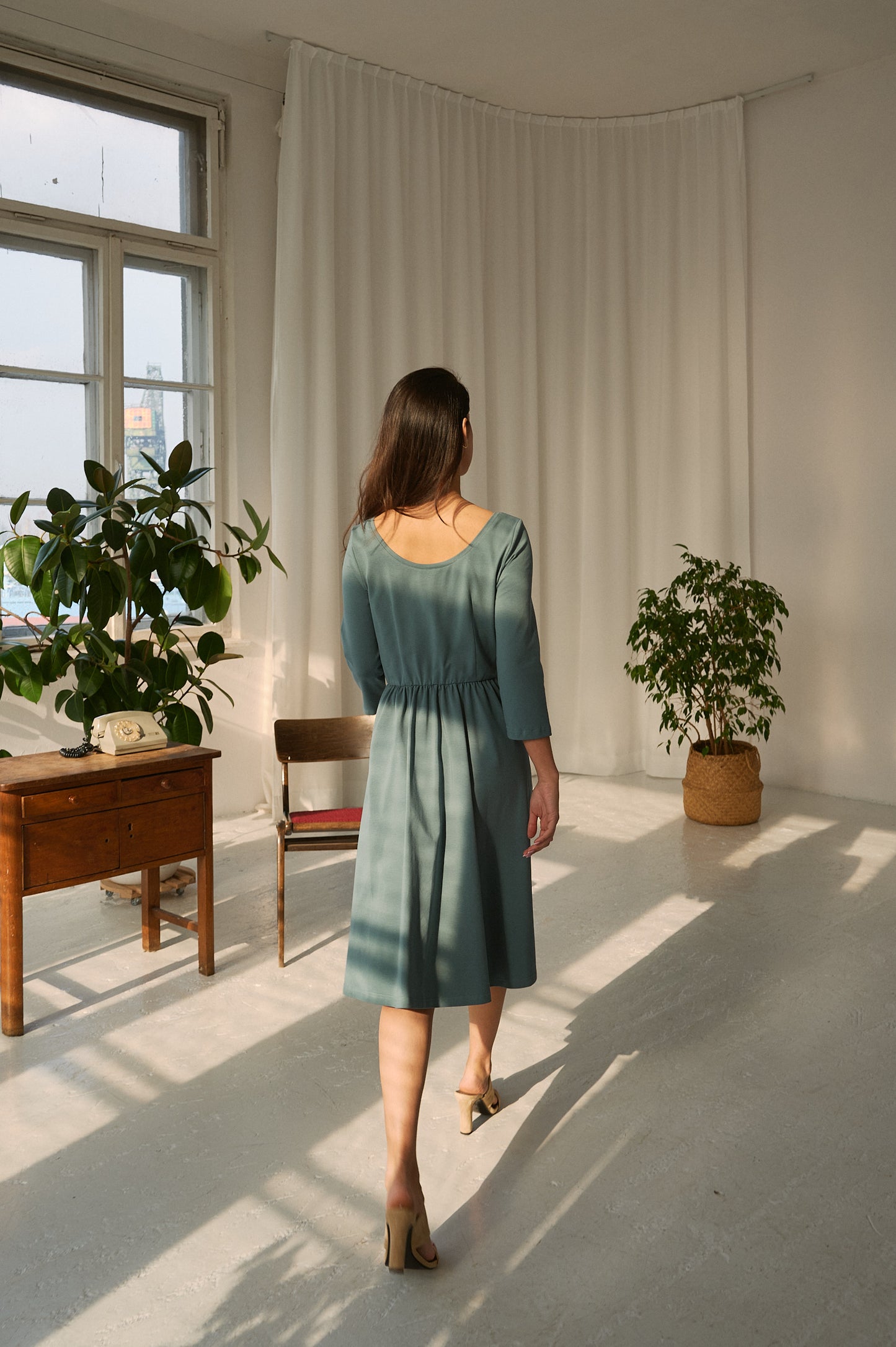 Limosa Dress - Smoky Teal