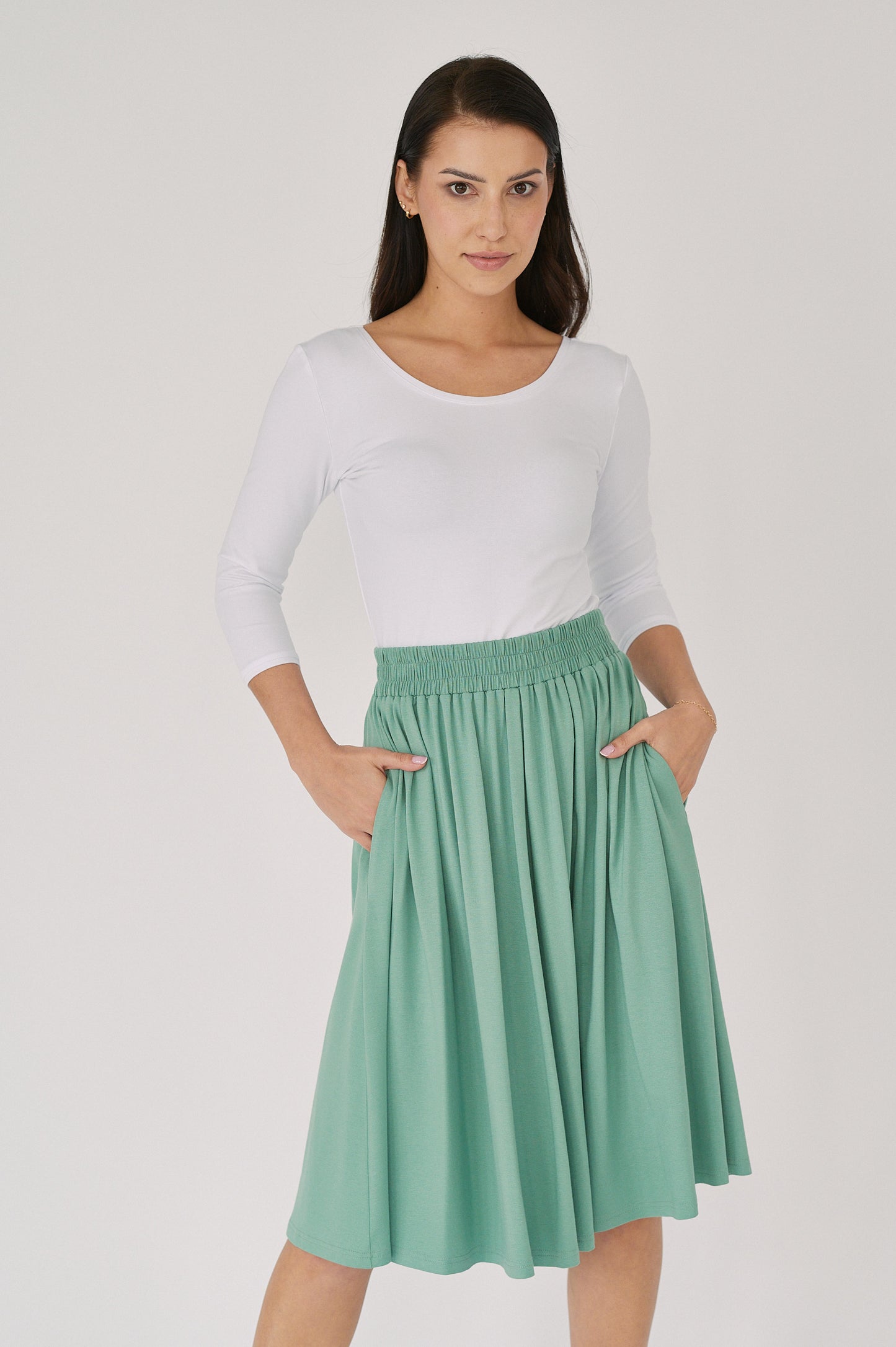 Leticia Skirt - Silvery Mint