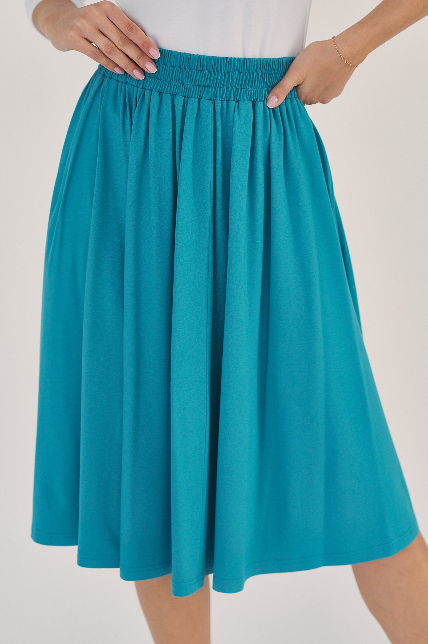 Leticia Skirt - Lagoon Blue