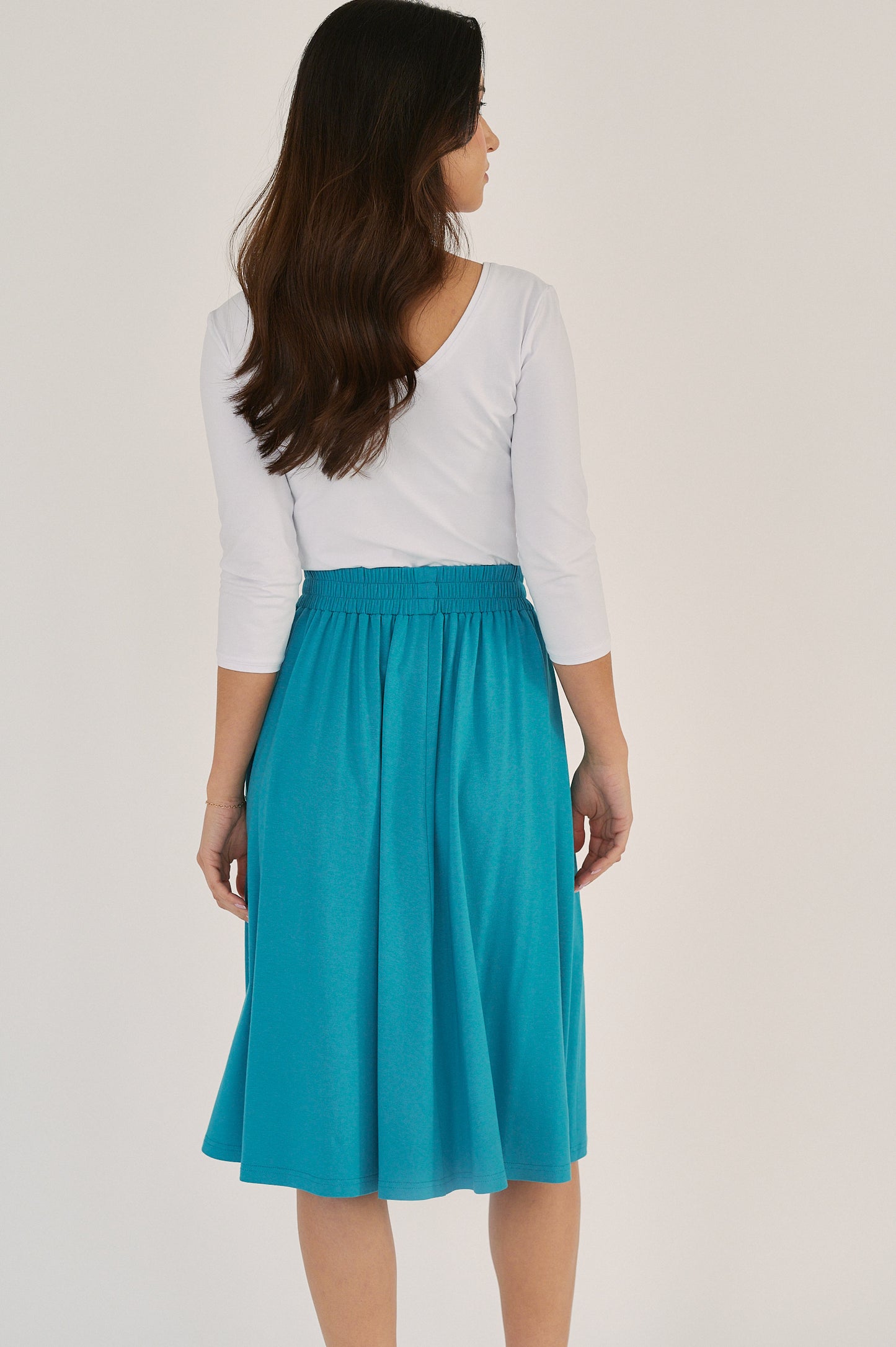 Leticia Skirt - Lagoon Blue