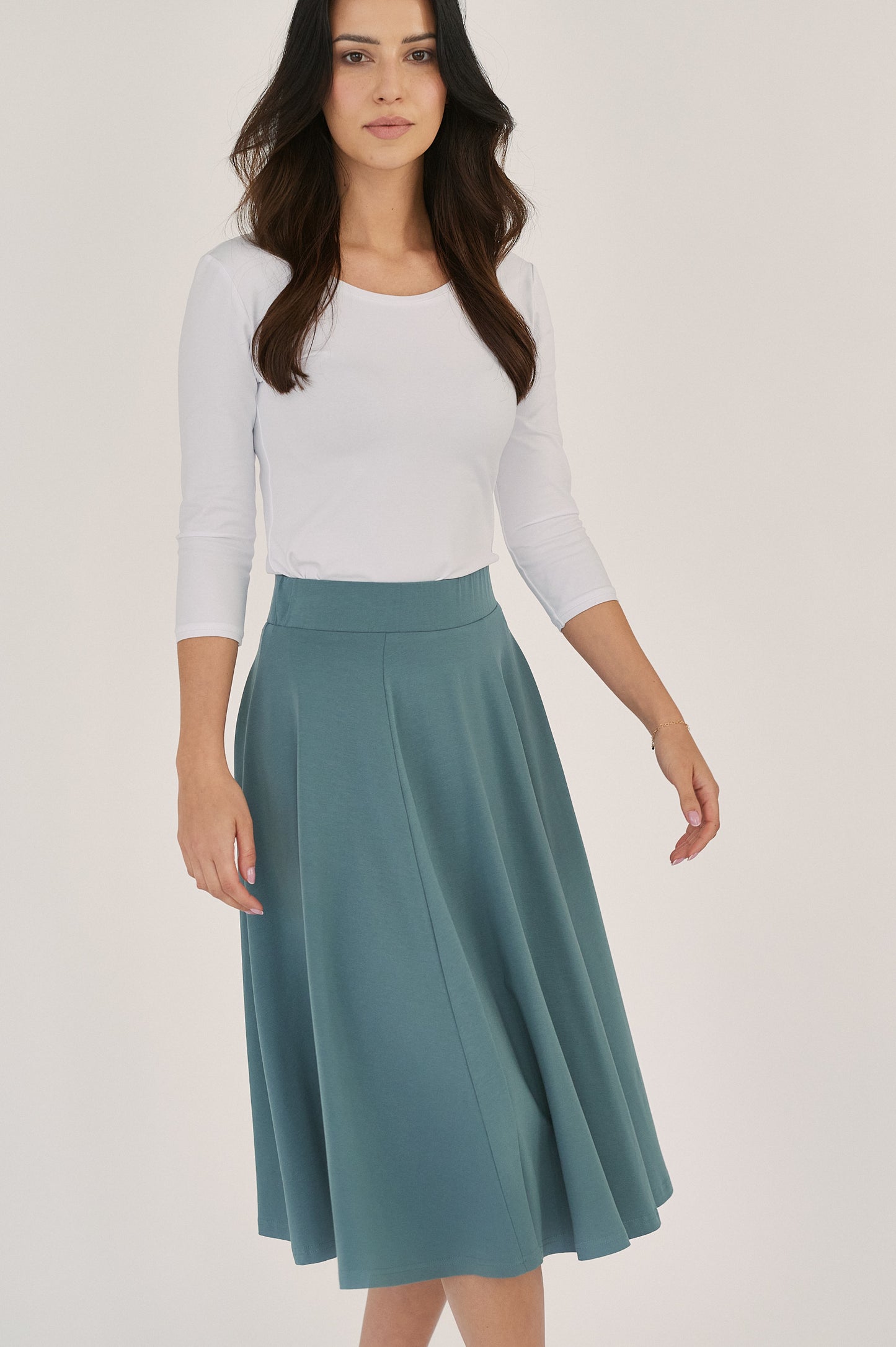 Farin Skirt - Smoky Teal