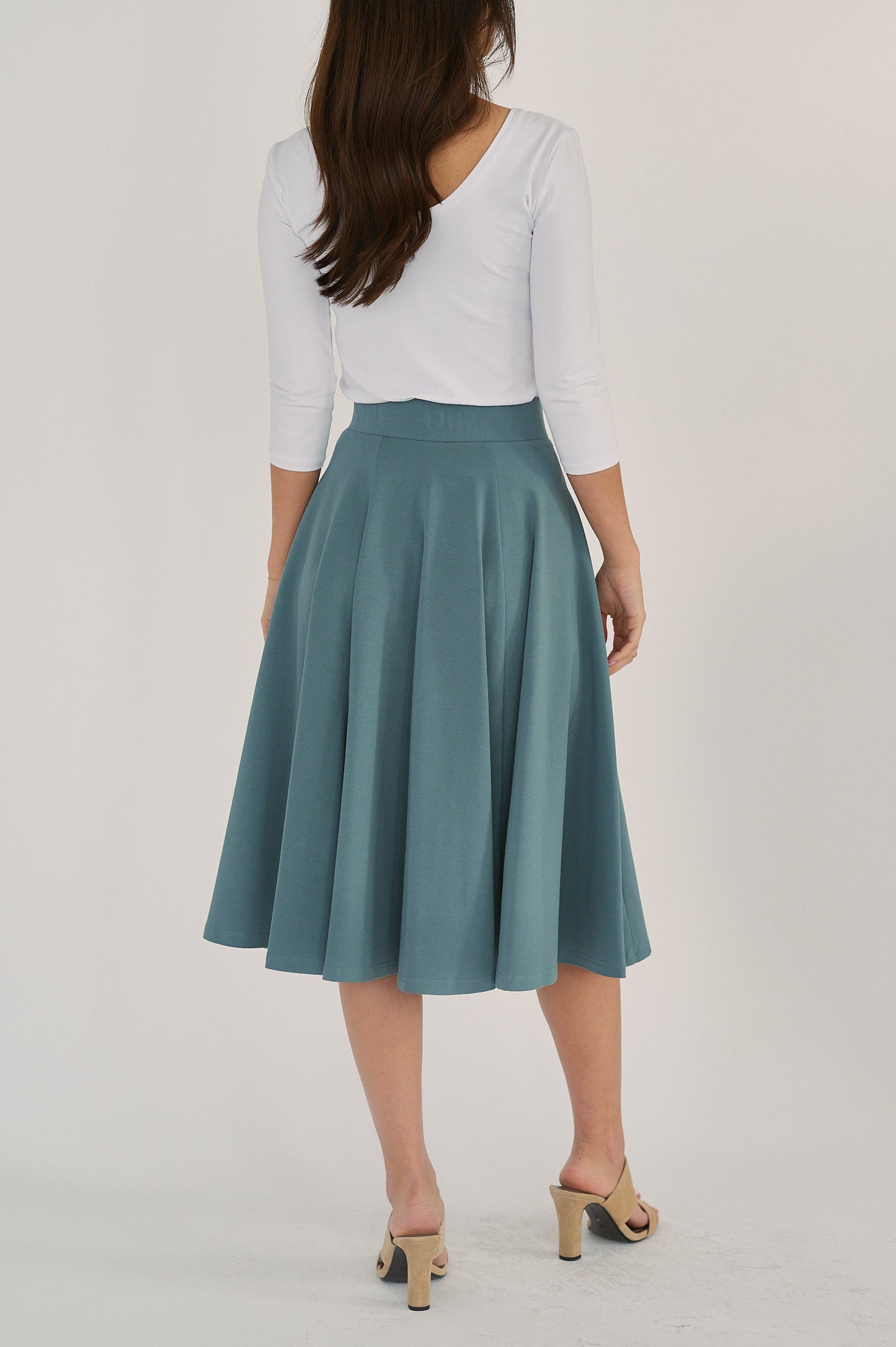 Farin Skirt - Smoky Teal