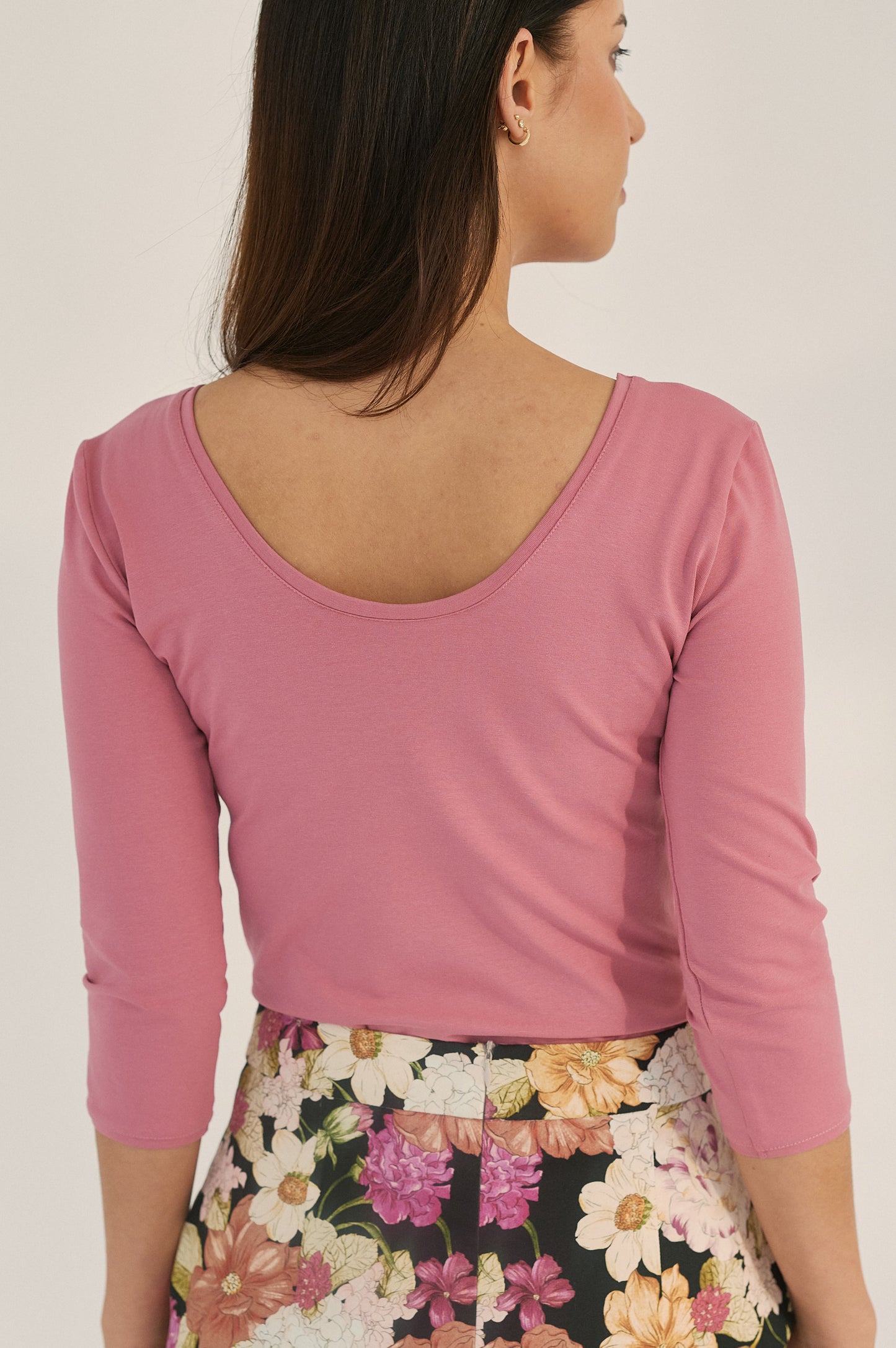 Lovoa Blouse - Dusty Rose