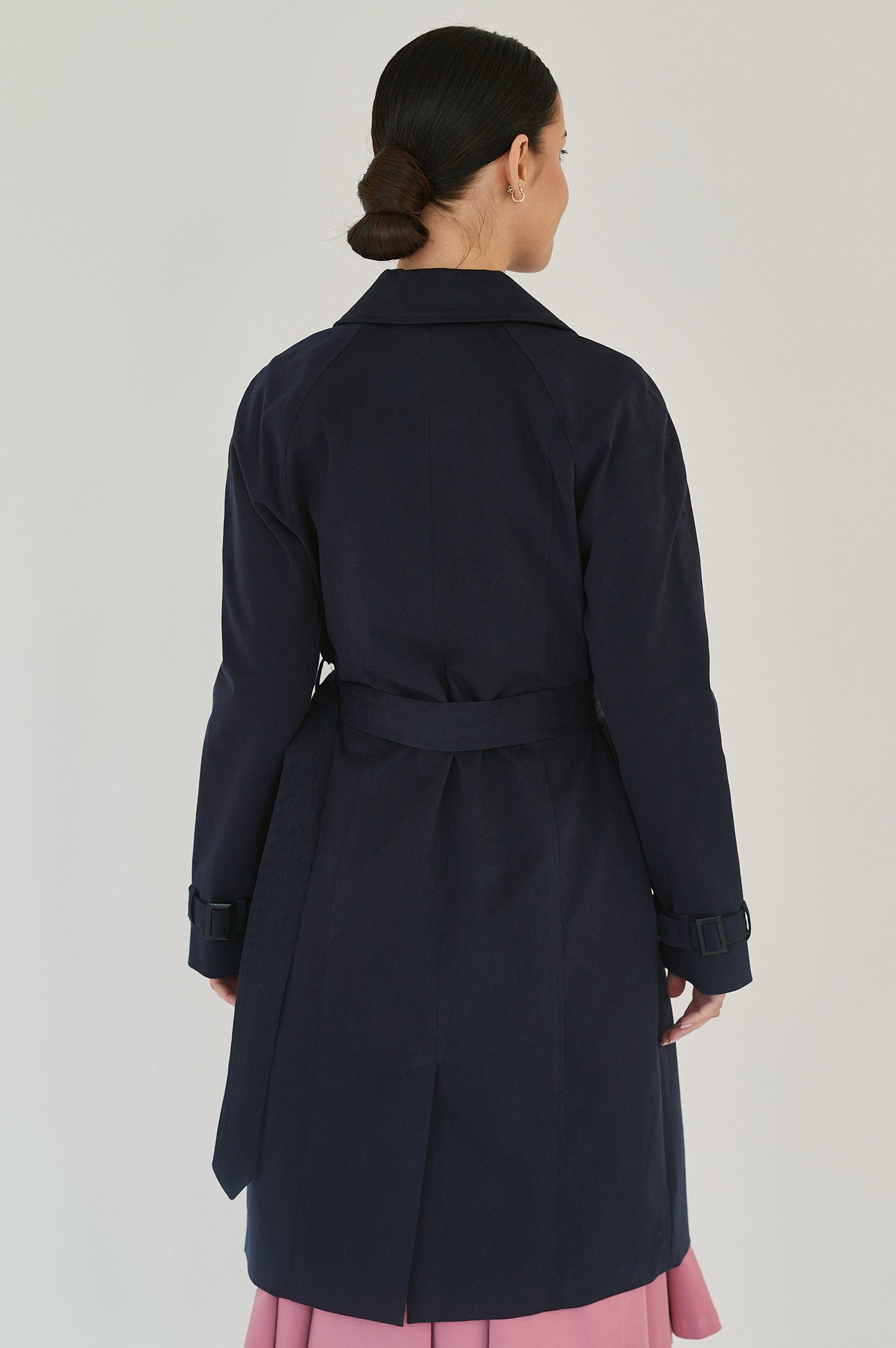 Edith Trench Coat - Twilight Navy