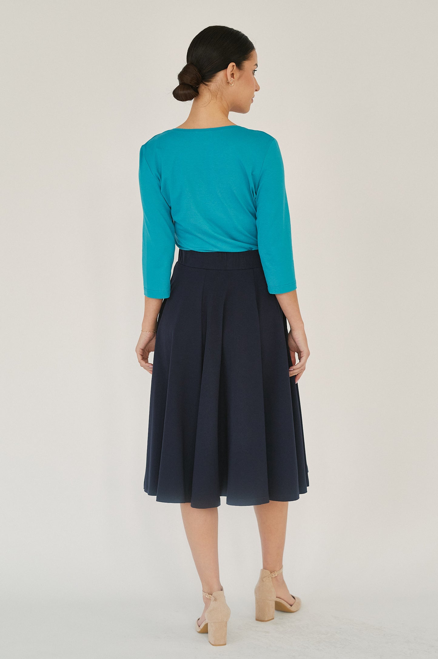 Estera Blouse - Lagoon Blue