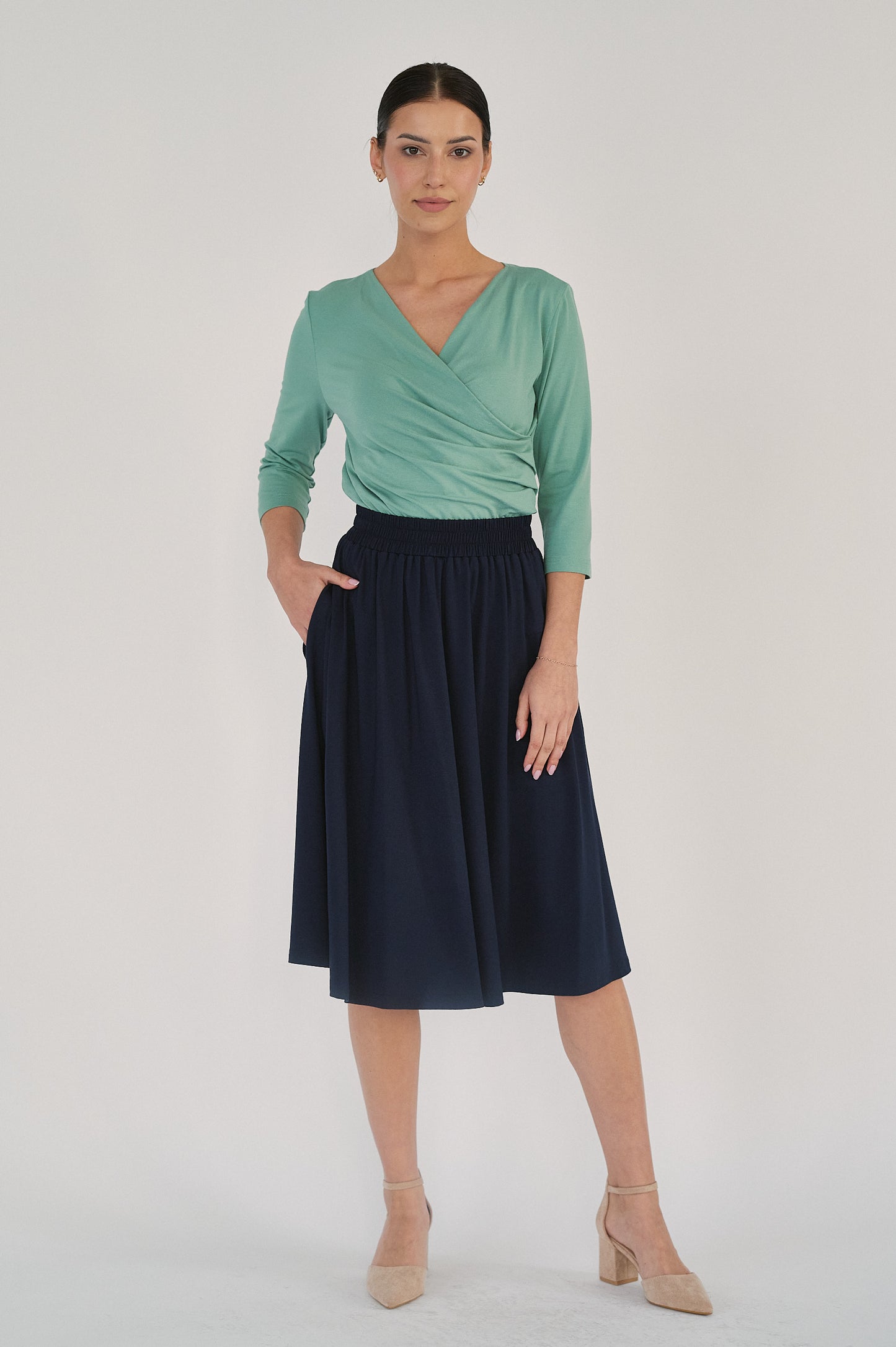 Estera Blouse - Silvery Mint