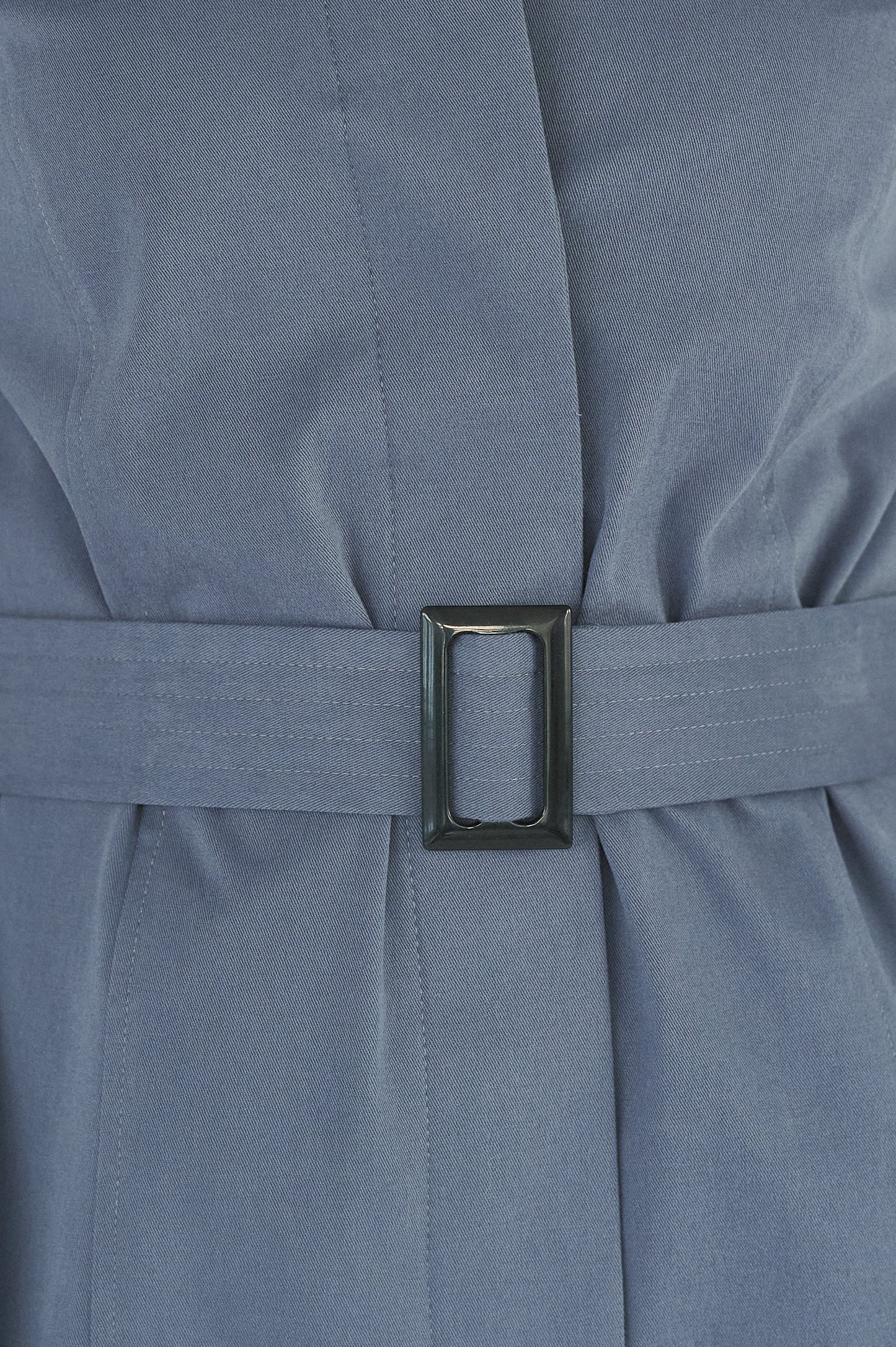 Edith Trench Coat - Storm Blue
